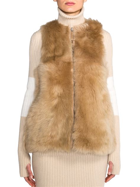 fendi vest|fendi brown mink vests.